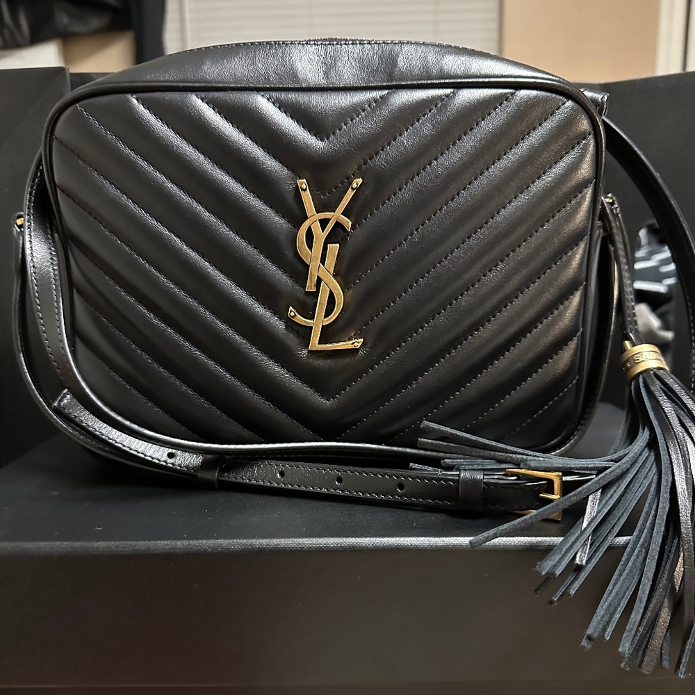 Yves Saint Laurent Lou in Quilted Leather